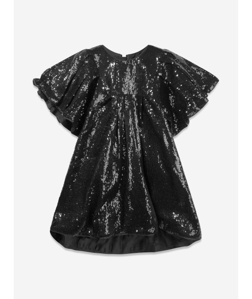 MARC JACOBS Girls Sequinned Occasion Dress in Black shop