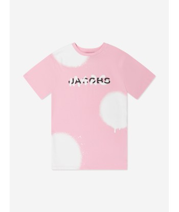 MARC JACOBS Girls Spray Spots T-Shirt Dress in Pink Jusqu'à 80% De Réduction