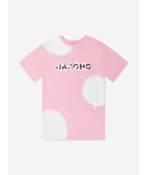 MARC JACOBS Girls Spray Spots T-Shirt Dress in Pink Jusqu'à 80% De Réduction