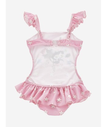 Monnalisa Girls Minnie Mouse Cowgirl Swimsuit in Pink hantent personnes