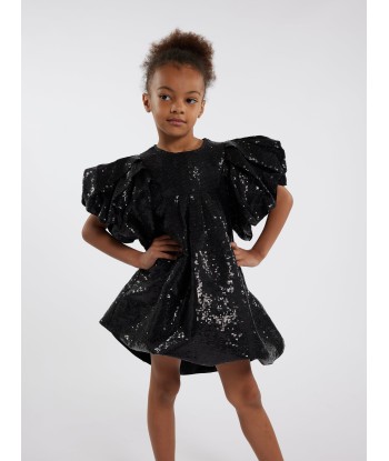 MARC JACOBS Girls Sequinned Occasion Dress in Black shop