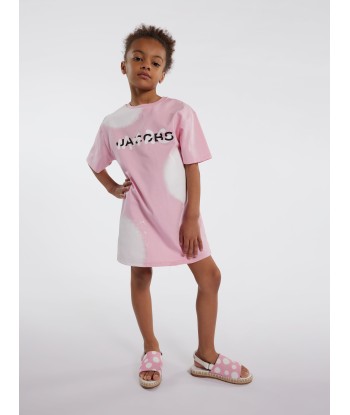 MARC JACOBS Girls Spray Spots T-Shirt Dress in Pink Jusqu'à 80% De Réduction