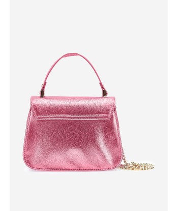 Monnalisa Girls Glitter Bow Handbag in Pink (21cm) Jusqu'à 80% De Réduction