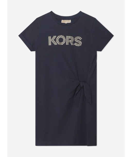 Michael Kors Girls Studded Logo Dress in Navy s'inspire de l'anatomie humaine