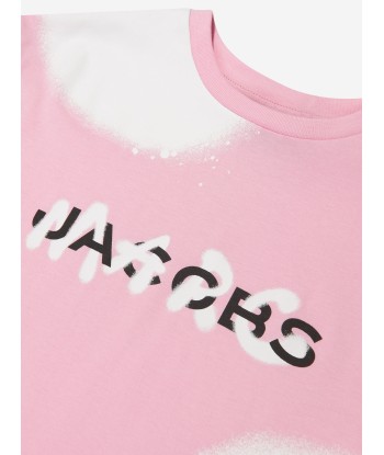 MARC JACOBS Girls Spray Spots T-Shirt Dress in Pink Jusqu'à 80% De Réduction