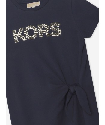 Michael Kors Girls Studded Logo Dress in Navy s'inspire de l'anatomie humaine