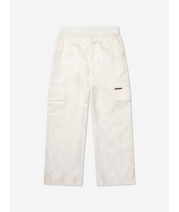 Michael Kors Girls Jacquard Satin Trousers in Ivory Comment ça marche