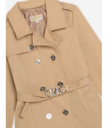 Michael Kors Girls Trench Coat in Brown Comparez et commandez 