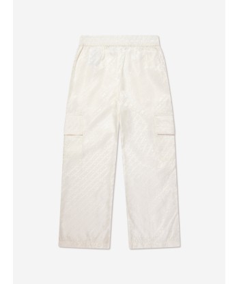 Michael Kors Girls Jacquard Satin Trousers in Ivory Comment ça marche