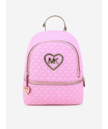 Michael Kors Girls Logo Backpack in Pink (29cm) Dans la société mordern