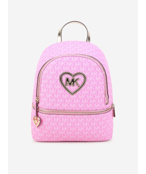 Michael Kors Girls Logo Backpack in Pink (29cm) Dans la société mordern