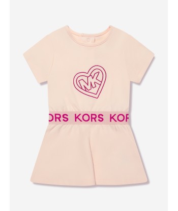 Michael Kors Baby Girls Logo Dress With Knickers in Pink En savoir plus