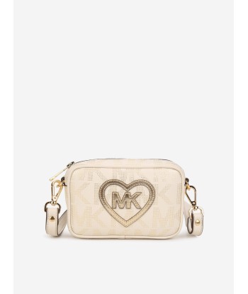 Michael Kors Girls Logo Shoulder Bag in Ivory (16cm) 50-70% off 