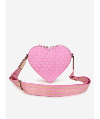 Michael Kors Girls Heart Shoulder Bag in Pink (16cm) outlet