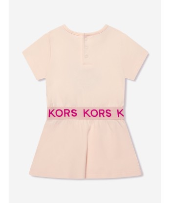 Michael Kors Baby Girls Logo Dress With Knickers in Pink En savoir plus