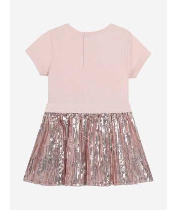 Michael Kors Baby Girls Sequin Dress With Knickers in Pink En savoir plus