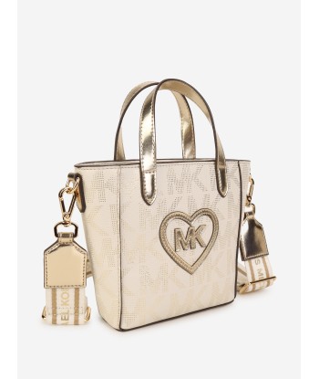 Michael Kors Girls Logo Tote Bag in Ivory (16.5m) solde