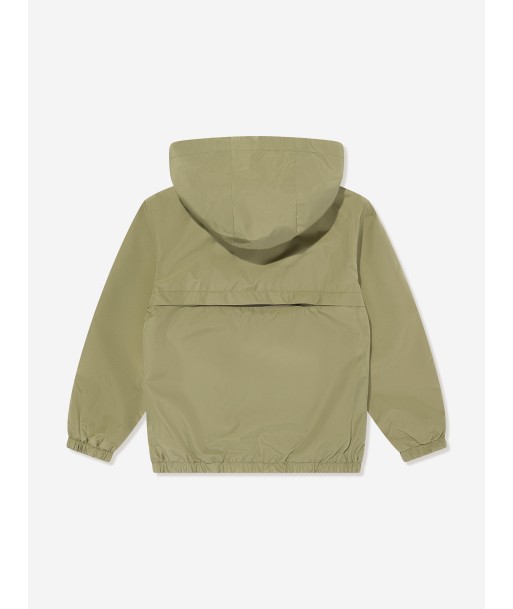 Timberland Boys Hooded Windbreaker in Green Jusqu'à 80% De Réduction