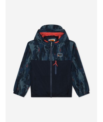 Timberland Boys Hooded Windbreaker in Blue ouvre sa boutique