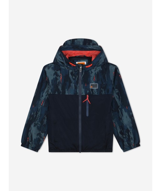 Timberland Boys Hooded Windbreaker in Blue ouvre sa boutique