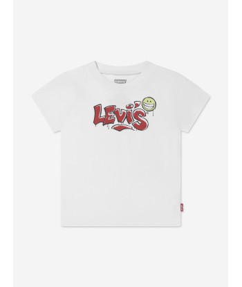 Levi's Baby Graffiti Tag Denim Set in Grey en ligne des produits 