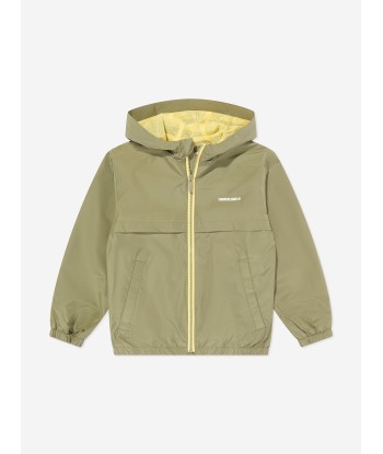 Timberland Boys Hooded Windbreaker in Green Jusqu'à 80% De Réduction