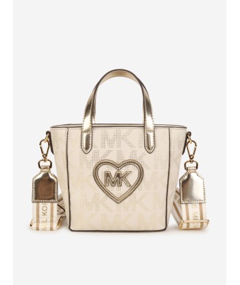 Michael Kors Girls Logo Tote Bag in Ivory (16.5m) solde