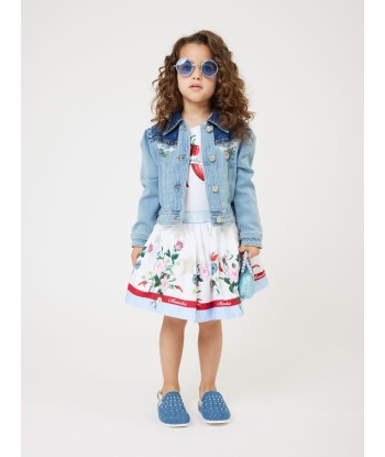 Monnalisa Girls Rodeo Denim Jacket in Blue commande en ligne