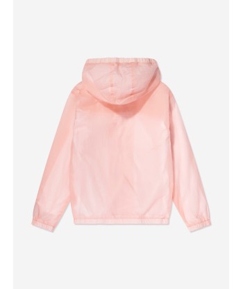 DKNY Girls Hooded Windbreaker in Pink offre 