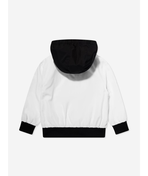 DKNY Kids Hooded Jacket in White de l' environnement