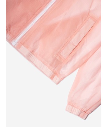 DKNY Girls Hooded Windbreaker in Pink offre 