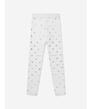 Givenchy Girls 4G Logo Leggings in White français