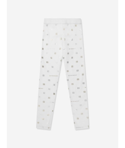 Givenchy Girls 4G Logo Leggings in White français