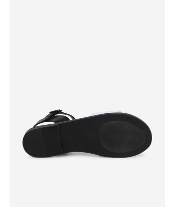 Givenchy Girls Logo Sandals in White meilleur choix