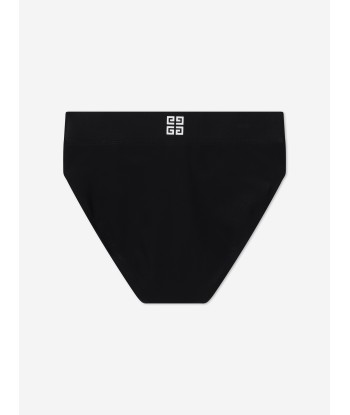 Givenchy Girls Logo Print Bikini in Black le concept de la Pate a emporter 