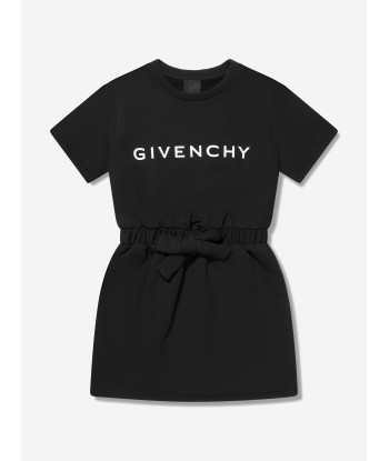 Givenchy Girls Logo Sweater Dress in Black pas cher