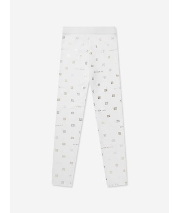 Givenchy Girls 4G Logo Leggings in White français