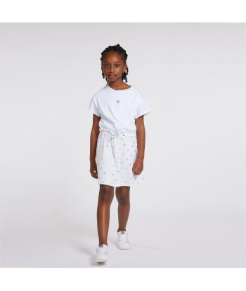 Givenchy Girls 4G Logo Dress in White Economisez 