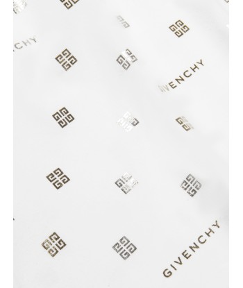 Givenchy Girls 4G Logo Dress in White Economisez 