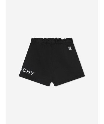 Givenchy Girls Logo Print Shorts in Black Comparez et commandez 