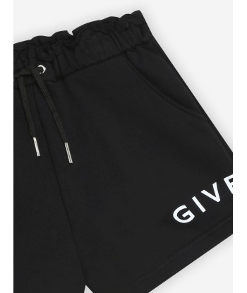 Givenchy Girls Logo Print Shorts in Black Comparez et commandez 