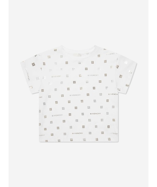 Givenchy Girls 4G Logo T-Shirt in White vente chaude votre 