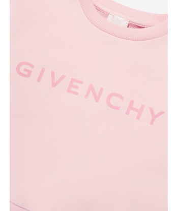 Givenchy Girls Logo Print Sweatshirt in Pink les muscles