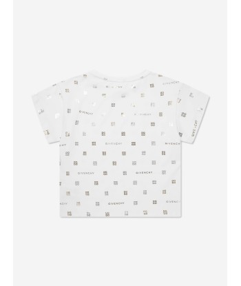 Givenchy Girls 4G Logo T-Shirt in White vente chaude votre 