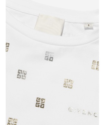 Givenchy Girls 4G Logo T-Shirt in White vente chaude votre 