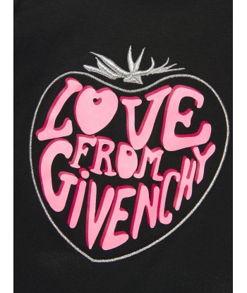 Givenchy Girls Strawberry Logo T-Shirt in Black Voir les baskets