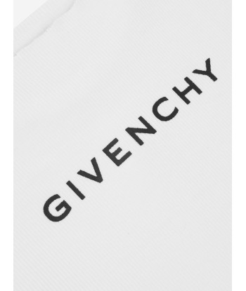 Givenchy Girls 4G Logo T-Shirt in White destockage