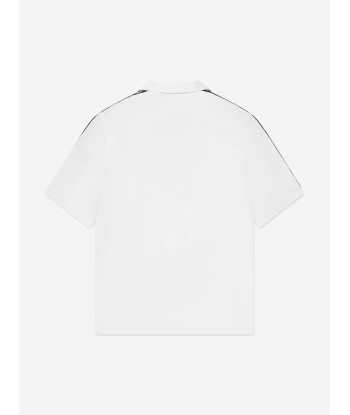 Givenchy Boys Zip Front Shirt in White l'évolution des habitudes 