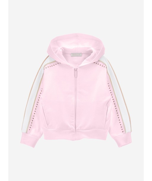 Monnalisa Girls Zip Up Top in Pink basket pas cher