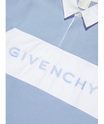 Givenchy Boys Embroidered Logo Polo Shirt in Blue Jusqu'à 80% De Réduction